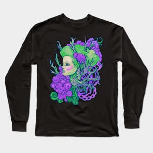 Purple Posy Spring Dryad Long Sleeve T-Shirt